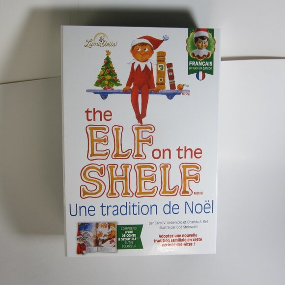Elf on the Shelf NEW Elf Boy Garcon and Book in *FRENCH*FRANCAIS* - Picture 5 of 9